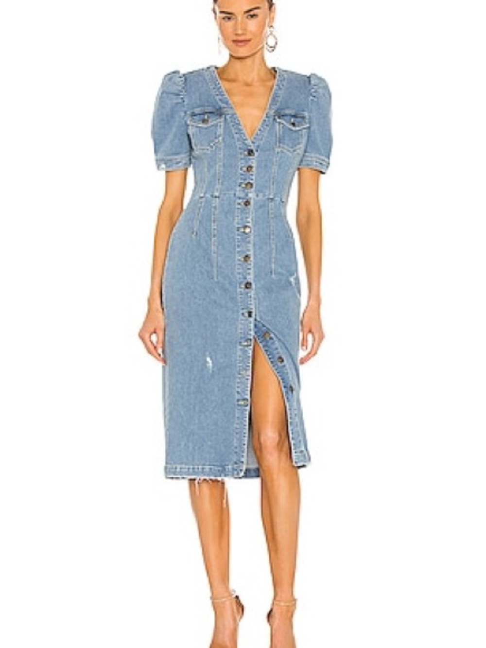 Retrofete Annie Dress in Light Laguna